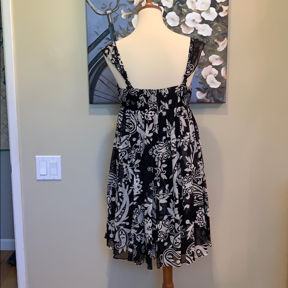 INC International Concepts silk sheer layered 6 - Picture 2 of 9